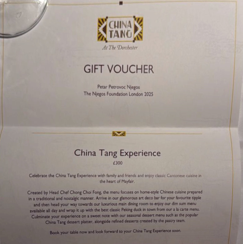 China Tang Experience